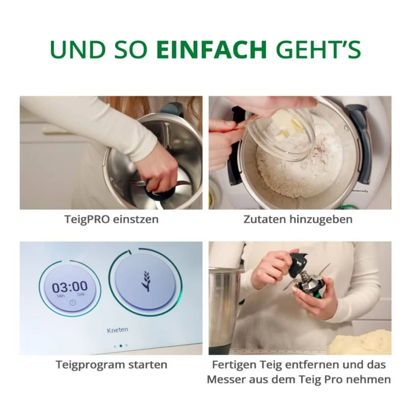 TeigPRO | Teigrestevermeider für Thermomix TM7, TM6, TM5