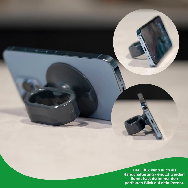 Liftix® | Saugnapf-Griff für Varoma-Deckel & Dampfgaraufsatz-Deckel Monsieur Cuisine