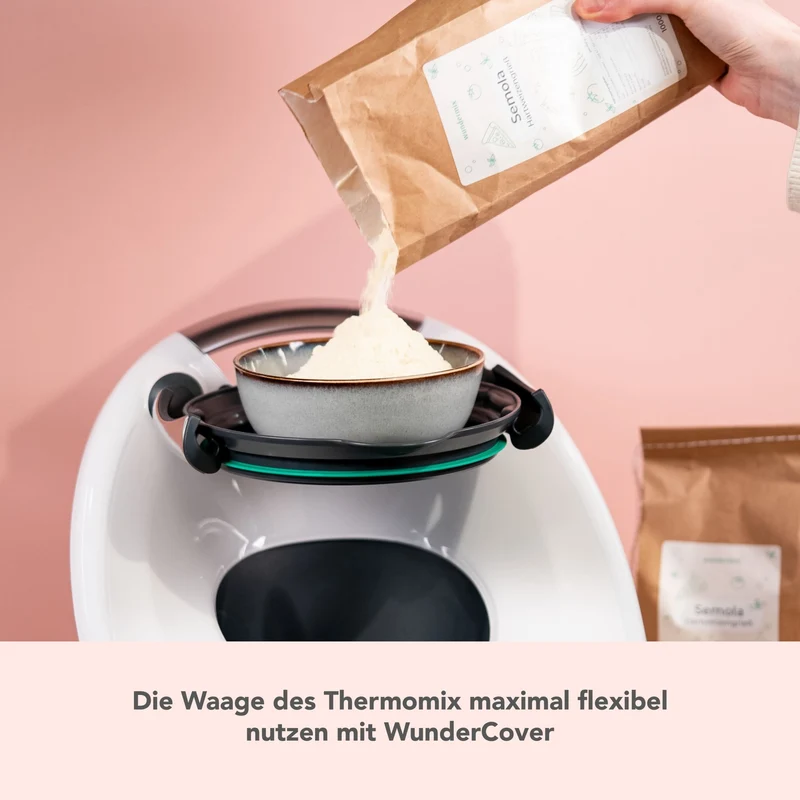 WunderCover® | Frischhalte-Deckel mit Wiegefunktion für Thermomix TM7, TM6, TM5