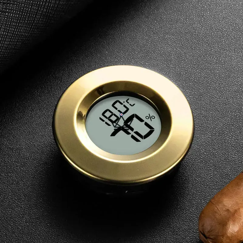 Hygromètre Électronique Cigares ELITEGUARD — LCD, Hygromètre & Thermomètre | Cave Cigare