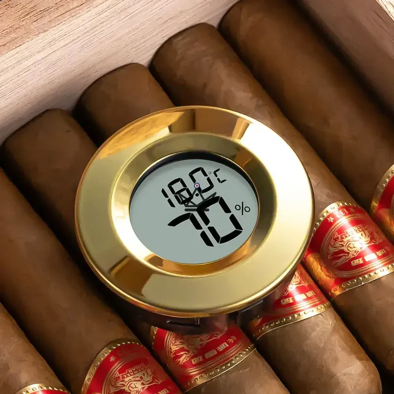 Hygromètre Électronique Cigares ELITEGUARD — LCD, Hygromètre & Thermomètre | Cave Cigare