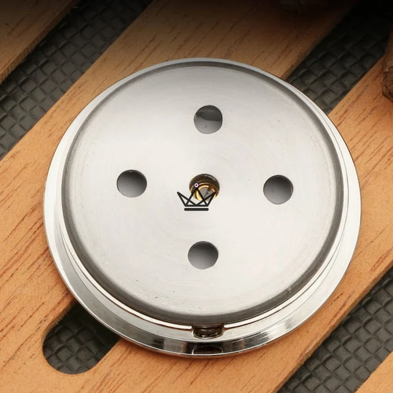 Hygromètre Mécanique Cigares AURUM — 50 × 10 mm, Format Étui Compact | Cave Cigare