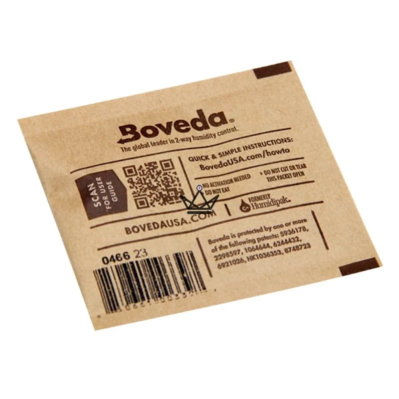 Humidification Boveda 69 % — 3 Sachets, Bidirectionnel, Prêt à l'Emploi | Cave Cigare
