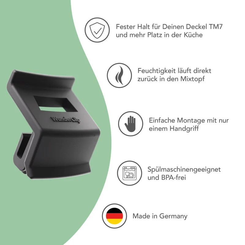 WunderClip® Deckelhalter für Thermomix TM7