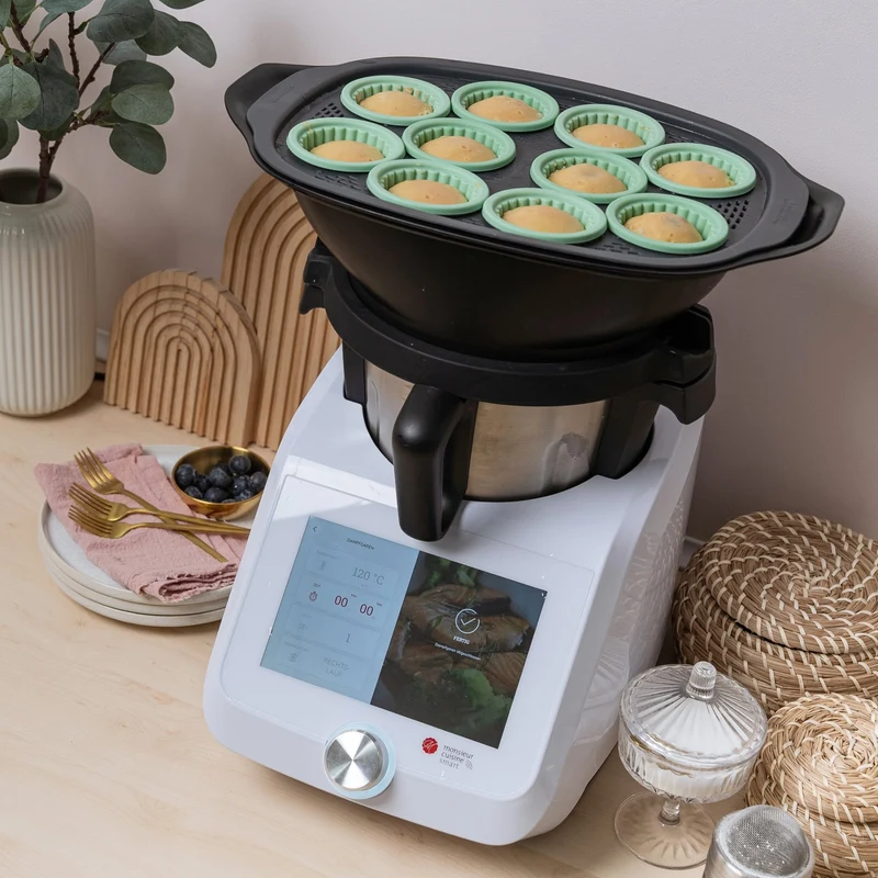 Muffinizer® mit 10 Förmchen | Für Monsieur Cuisine Smart, Trend, Connect