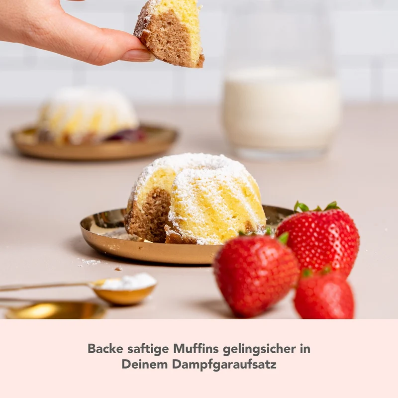 Muffinizer® mit 10 Förmchen | Für Monsieur Cuisine Smart, Trend, Connect