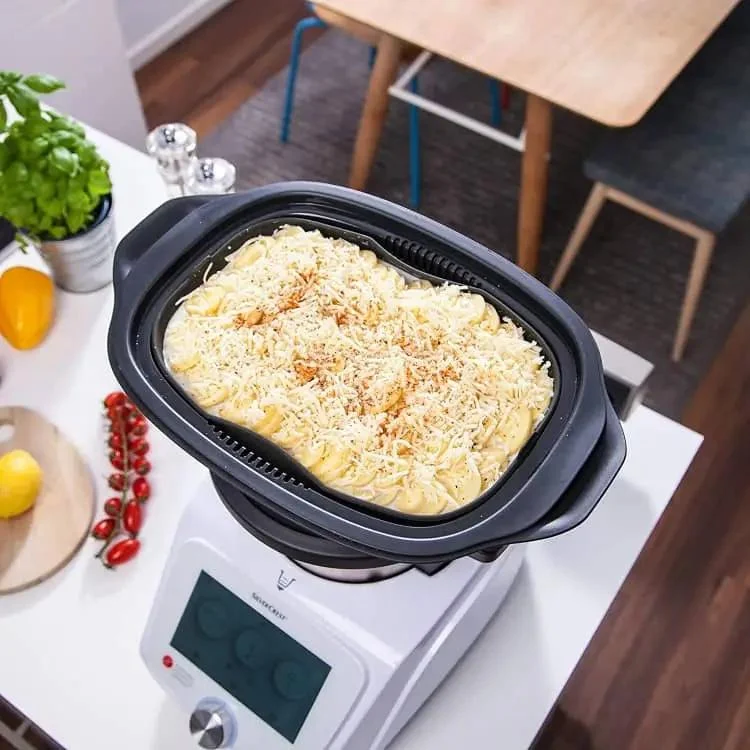 Flexi-Set für Monsieur Cuisine | Dampfgarform, FlexiSpatel Grün in klein + groß