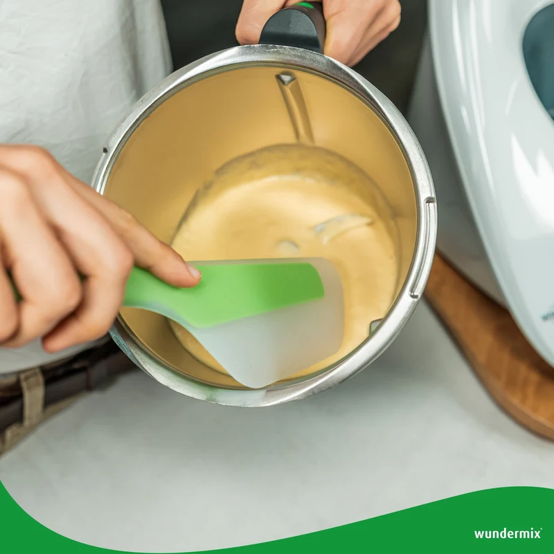 Flexi-Set für Monsieur Cuisine | Dampfgarform, FlexiSpatel Grün in klein + groß