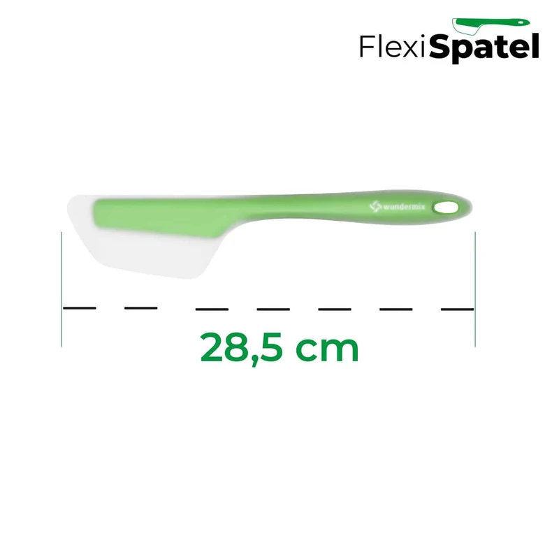 Flexi-Set für Monsieur Cuisine | Dampfgarform, FlexiSpatel Grün in klein + groß