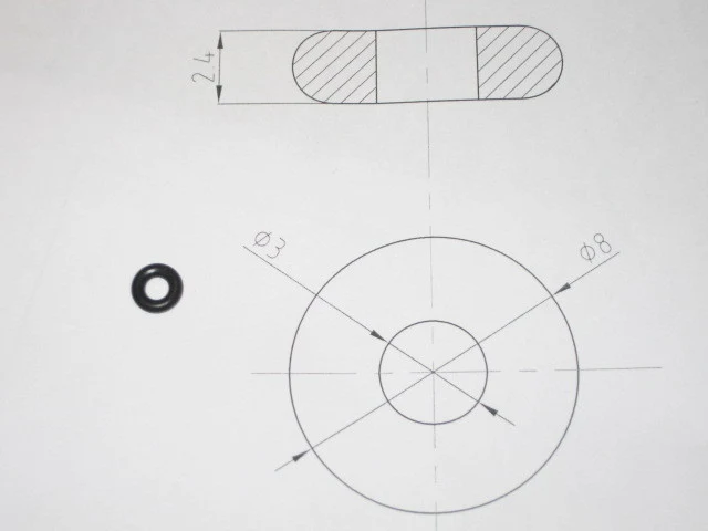 Ariete guarnizione OR O-ring macchina caffè Konsuelo 1333 Cialdissima 1332 1333