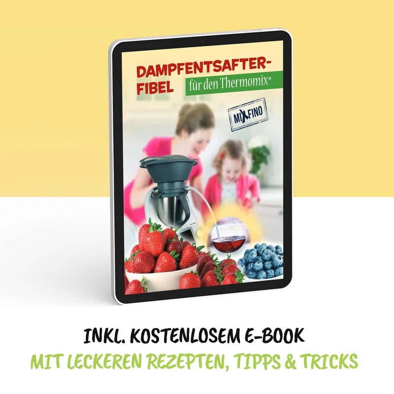 Dampfentsafter-Aufsatz von MixFino® für Thermomix TM6, TM5, TM31 und TM Friend