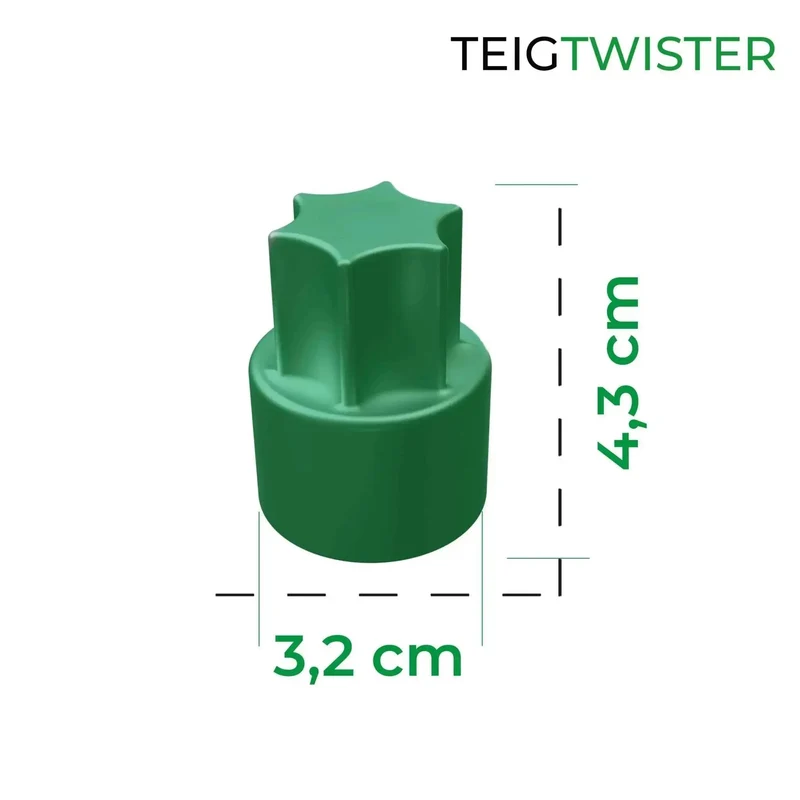 TeigTwister® für Monsieur Cuisine Connect, Trend, Smart & Compact | Teiglöser aus Kunststoff