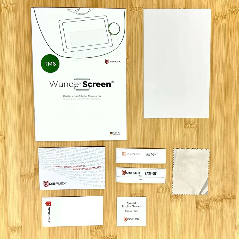 WunderScreen® | Hybrid-Glas Displayschutz für Thermomix TM6