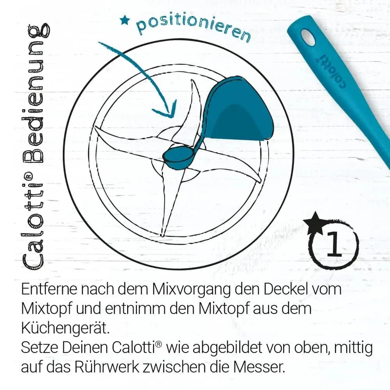 Calotti® | Drehkellenspatel für Thermomix TM7, TM6, TM5, TM31
