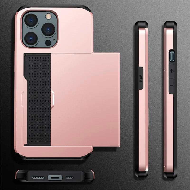 Mobile phone case slidind