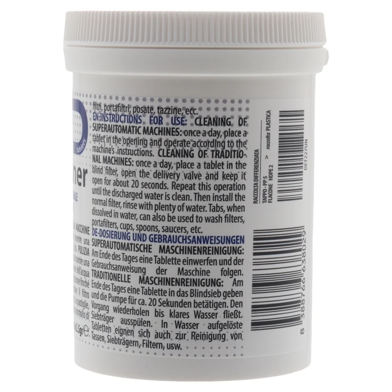 SKL 60x pastiglie capsule detergenti 2.5g macchina caffè universali rimuove residui oli grassi