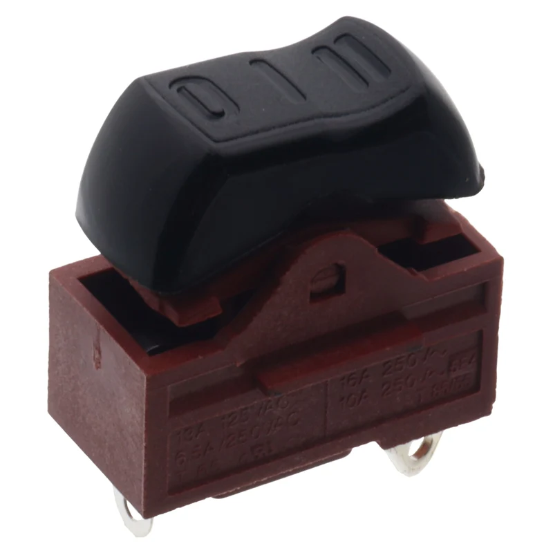 Gammapiù interruttore 0 I II nero 230V phon asciugacapelli 2001R NA3622