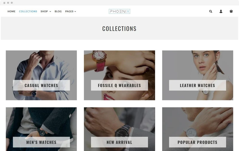 Watches Shopify Theme - Phoenix - HulkApps