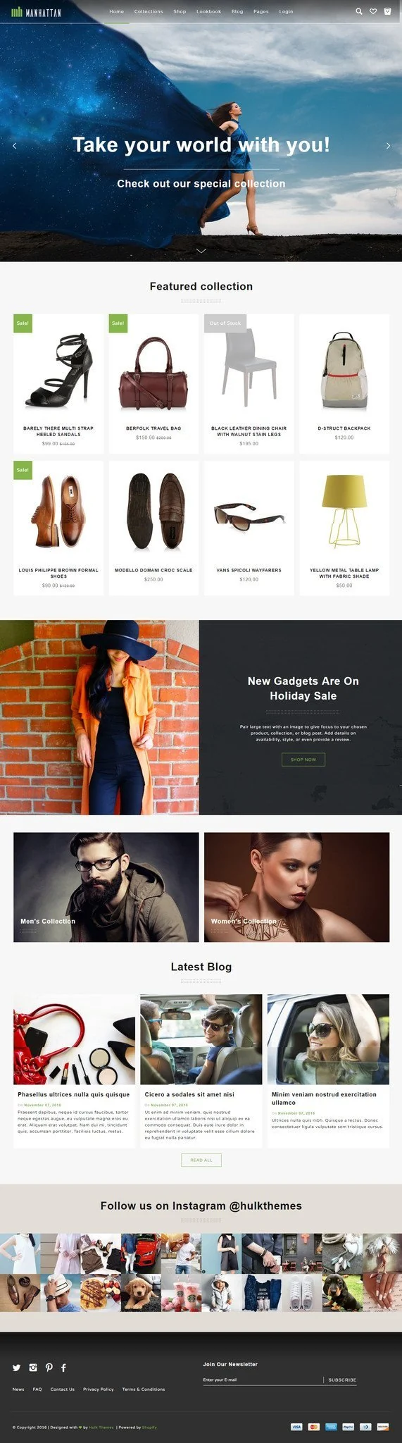 Watches Store Manhattan Shopify Theme