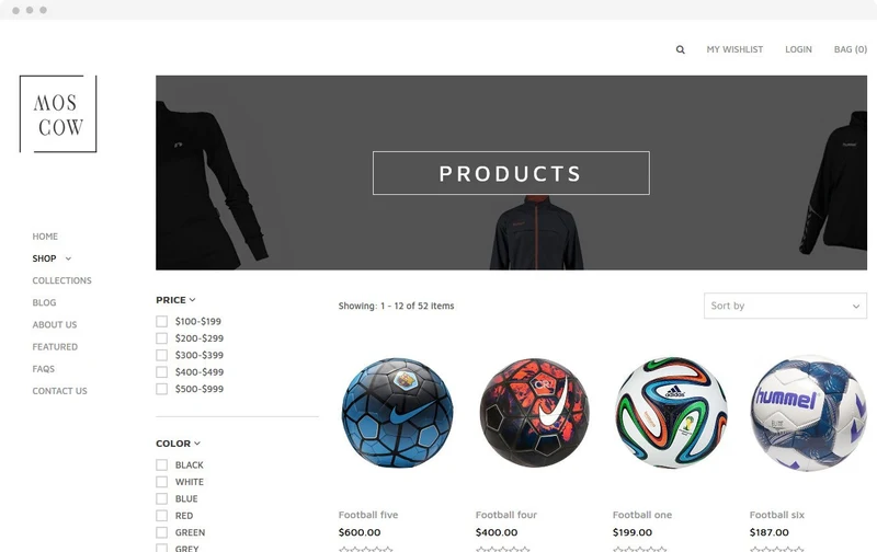 Watches Store Moscow Shopify Theme