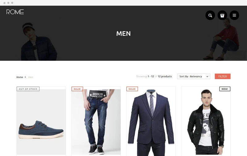 Watches Store Rome Shopify Theme