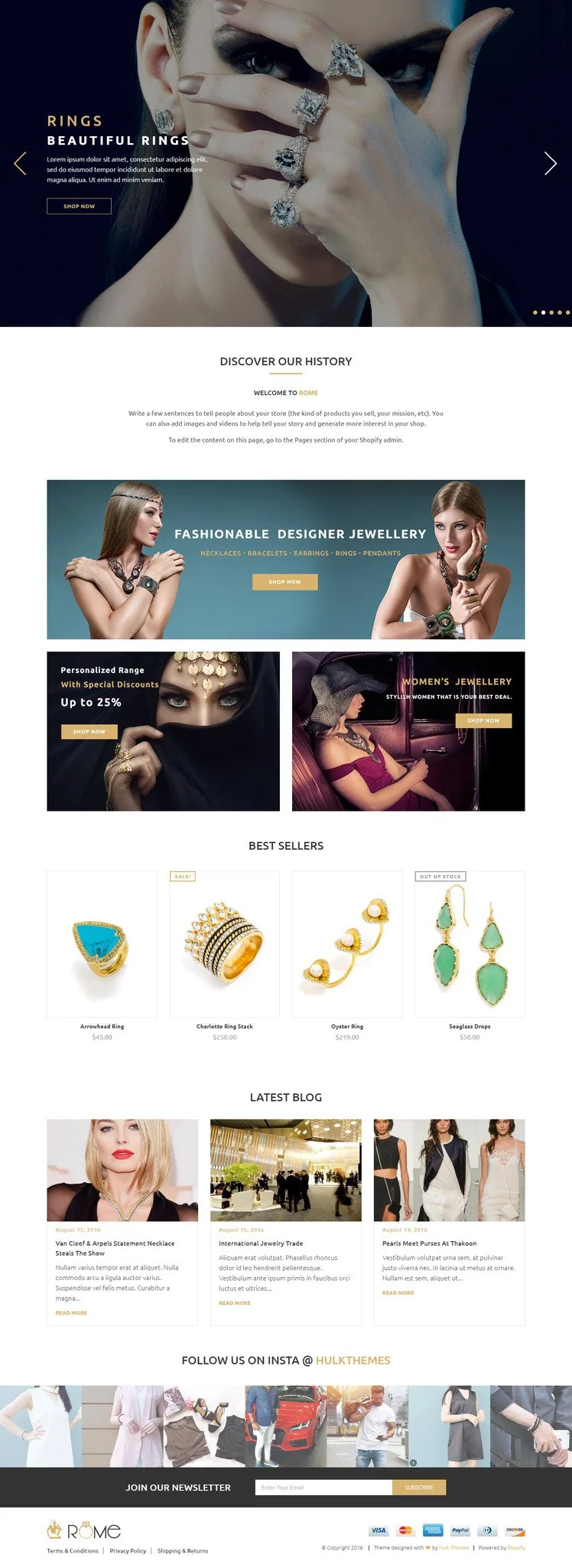 Beauty Shopify Theme - Rome