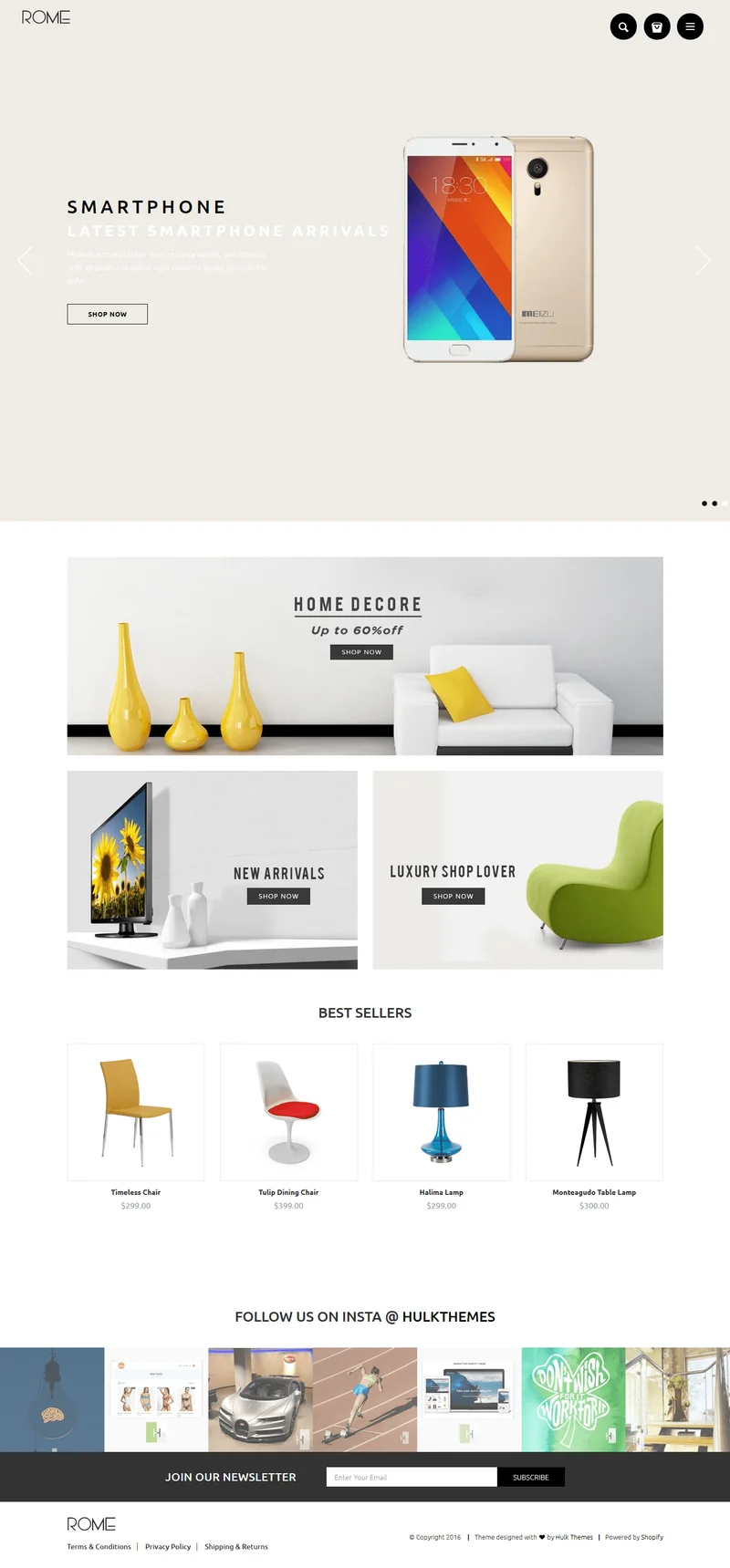 Beauty Shopify Theme - Rome