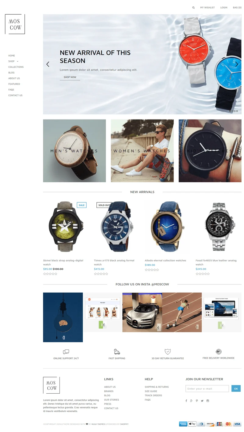 Beauty Store Moscow Shopify Theme
