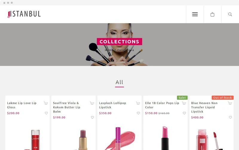 Beauty Store Istanbul Shopify Theme