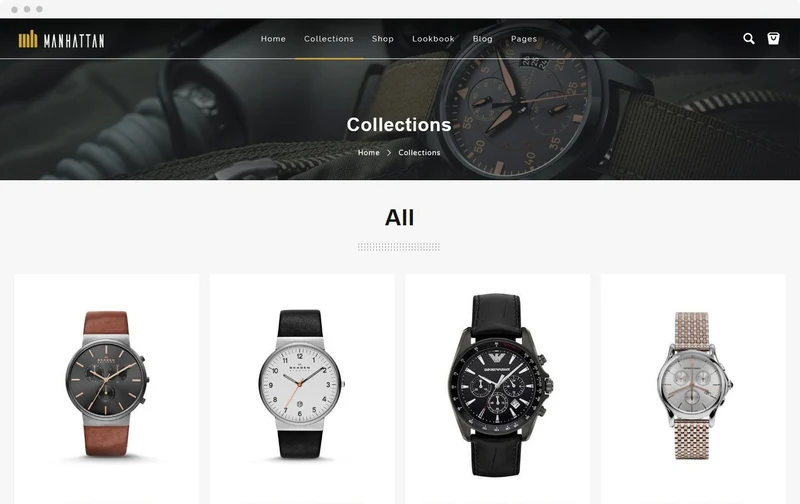 Women's Fashion Store Manhattan Shopify Theme