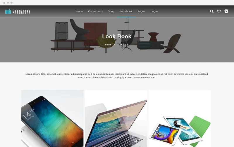 Men's Fashion Store Manhattan Shopify Theme