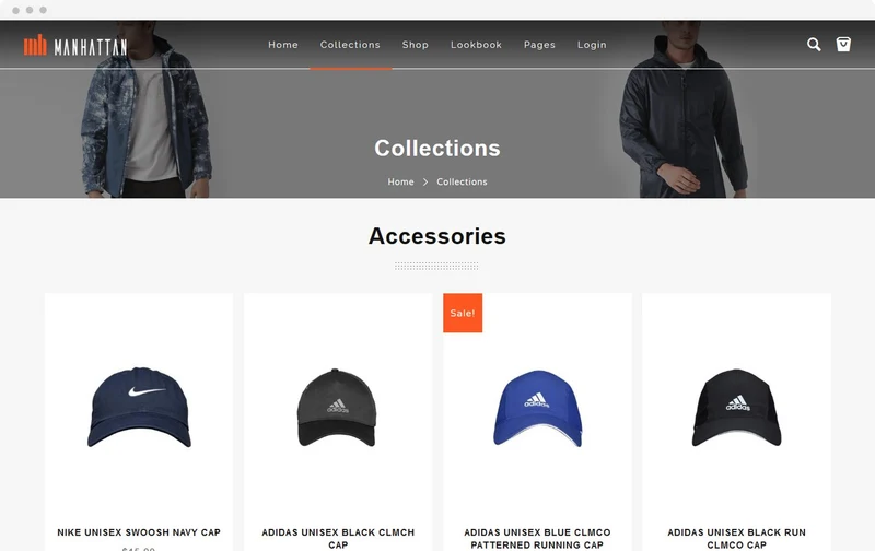 Men's Fashion Store Manhattan Shopify Theme