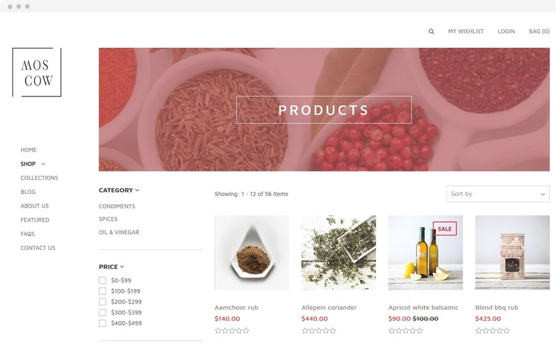 Grocery Store Moscow Shopify Theme