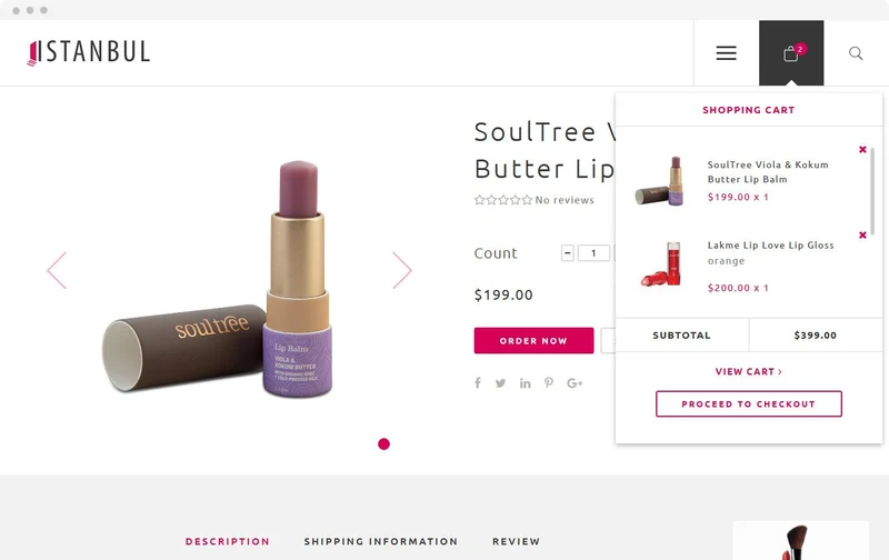 Cosmetics Store Istanbul Shopify Theme