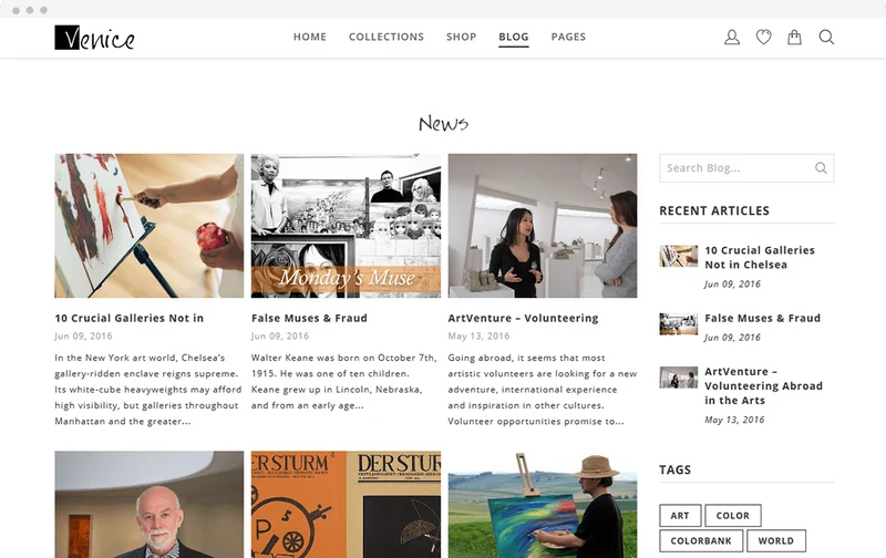 Craft Store Venice Shopify Theme