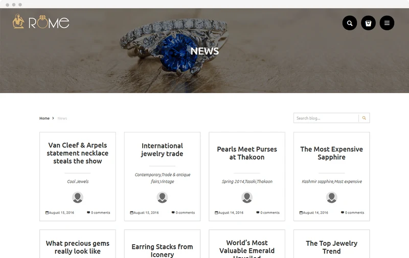 Accessories Store Rome Shopify Theme