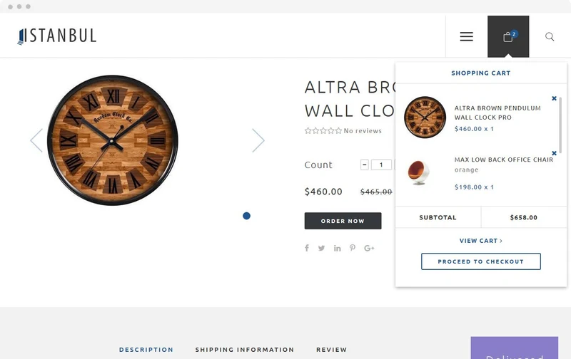 Accessories Store Istanbul Shopify Theme