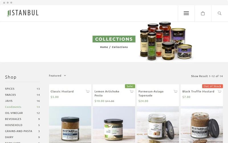 Accessories Store Istanbul Shopify Theme
