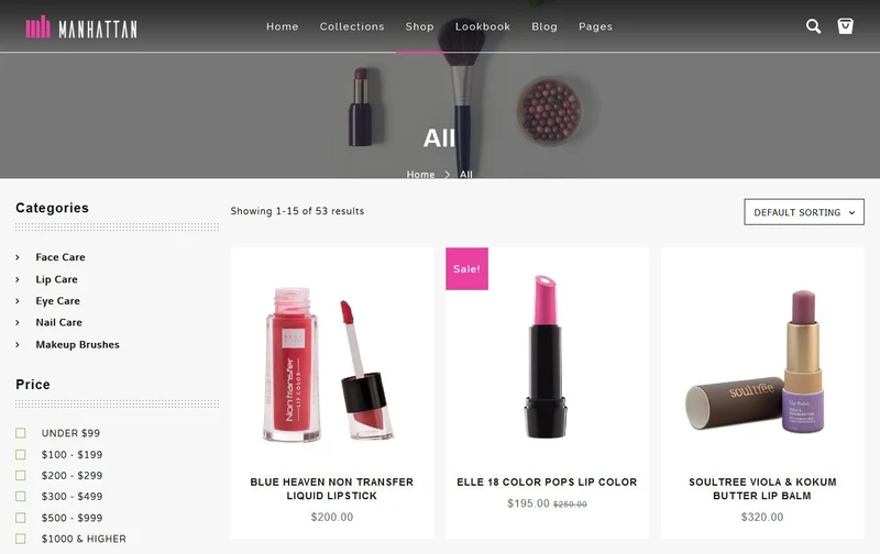 Accessories Store Manhattan Shopify Theme