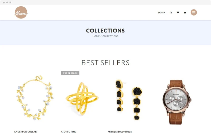 Accessories Shopify Theme - Miami