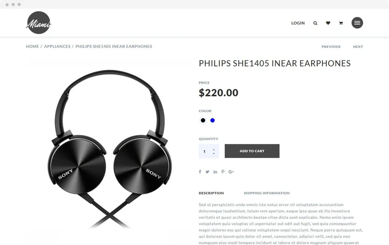Accessories Shopify Theme - Miami