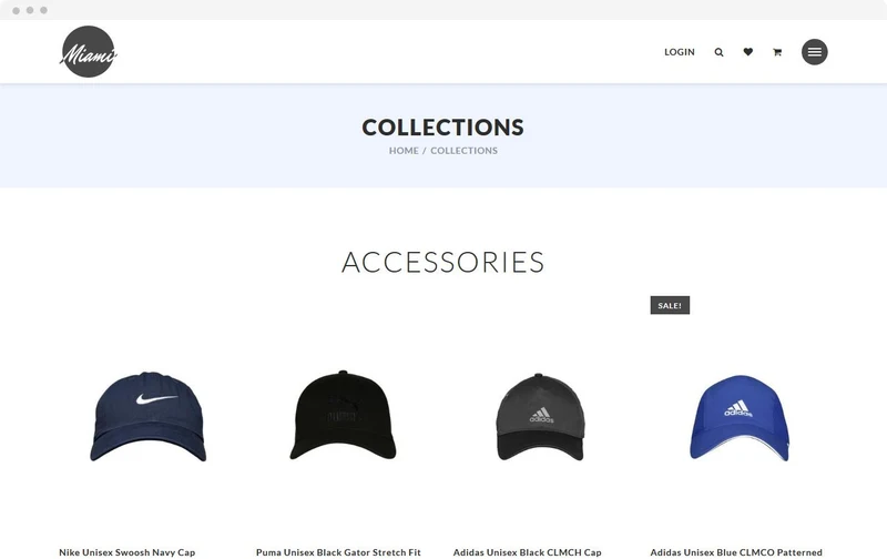 Accessories Shopify Theme - Miami