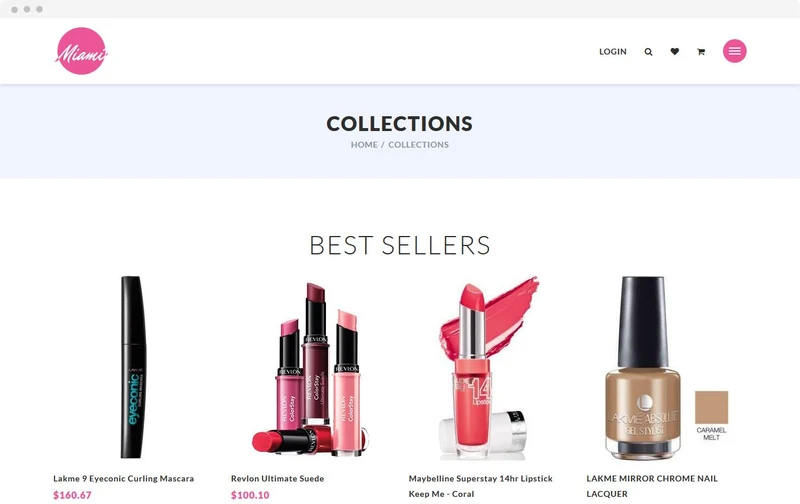 Cosmetics Shopify Theme - Miami - HulkApps
