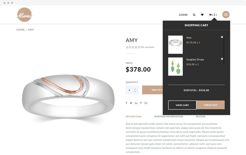 Cosmetics Shopify Theme - Miami - HulkApps
