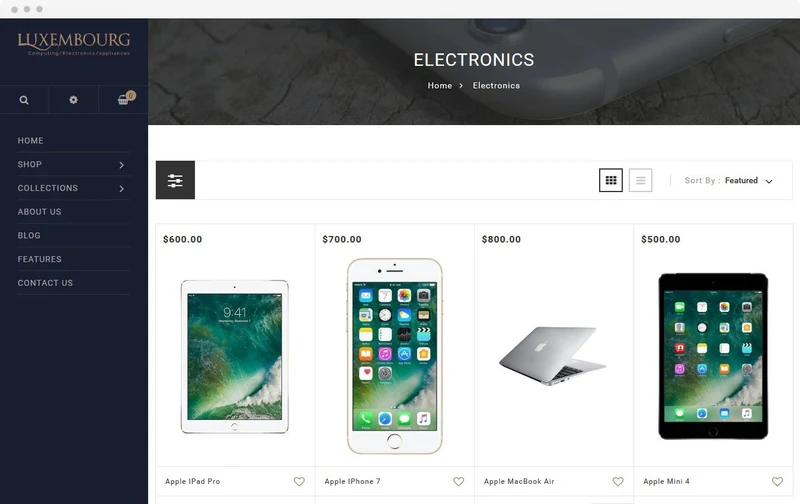 Vegetable Store Luxembourg Shopify Theme