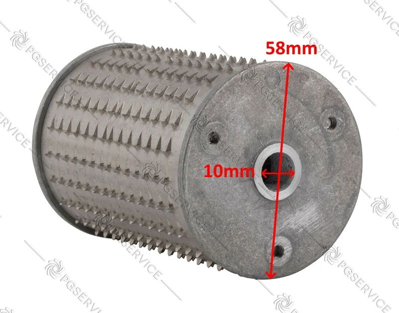 Quick Mill rullo dentato lama 95mm 10mm ORIGINALE per grattugia 0148 0149