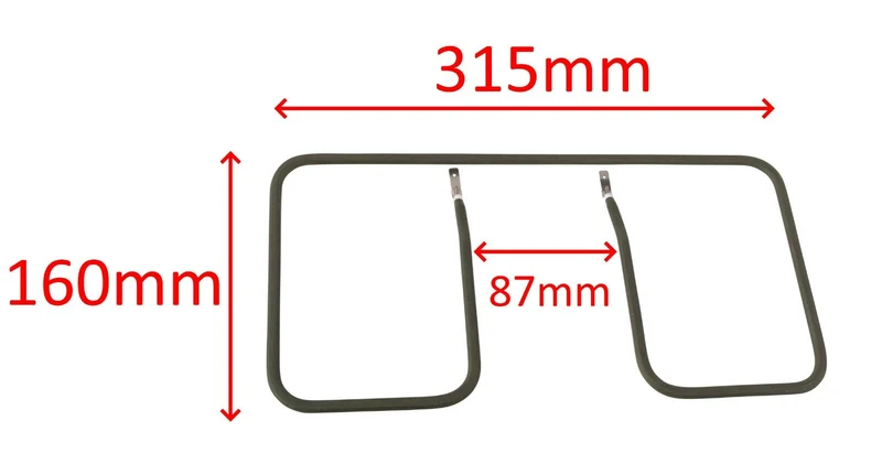 Rowenta resistenza piastra bistecchiera Optigrill+ XL GC722 GC724 GR722 8360S